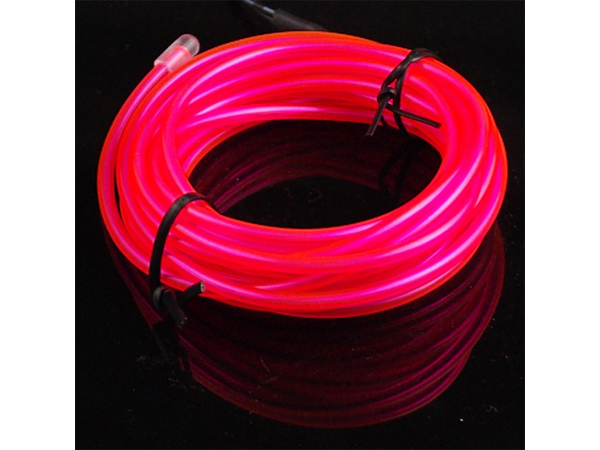 디바이스마트,LED/LCD > LED 관련 상품 > EL Wire/tape/sheet,DFROBOT,3m EL Wire - hot pink [DFR0185-HP],사이즈 : 3M / 전압 : 20V ~ 220V / 색상 : 핑크(Pink)