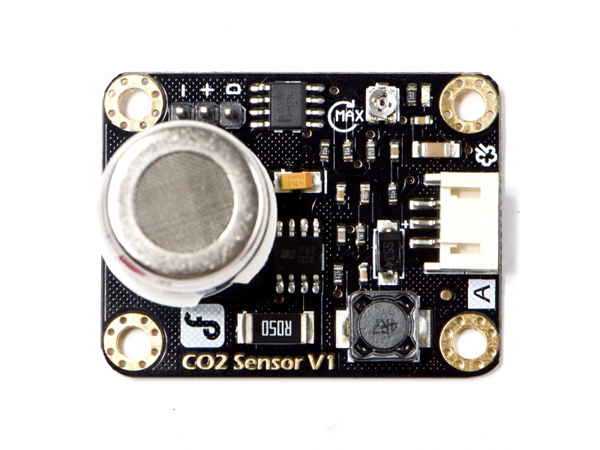디바이스마트,MCU보드/전자키트 > 센서모듈 > 먼지/가스/연기/불꽃 > 가스/공기질/연기,DFROBOT,아두이노 이산화탄소 센서 모듈 Gravity: Analog CO2 Gas Sensor For Arduino [SEN0159],아두이노 호환 Co2센서 모듈 / MG-811 센서(일산화탄소, 알콜에는 둔하고 이산화탄소에만 민감한 센서) 기반 / Operating voltage:5V, Interface:Analog / One digital output / Size : 32x42mm / 재고소진시 납기 1주