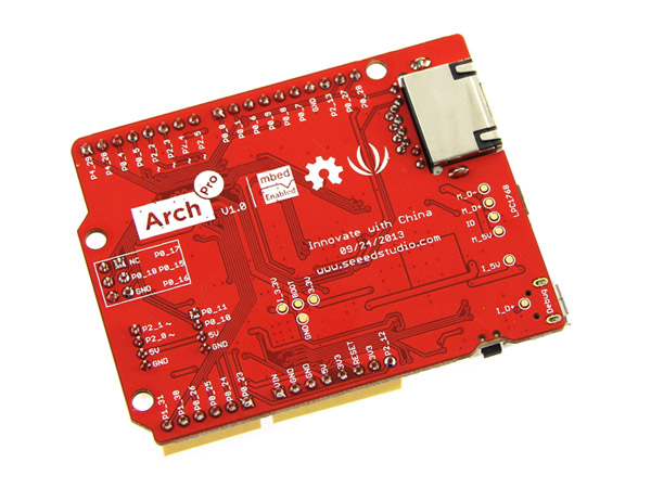 디바이스마트,MCU보드/전자키트 > 프로세서/개발보드 > 기타 MCU,Seeed,Arch Pro [102080002],Arch Pro는 mbed LPC 1768 변형보드로  USB 호스트/디바이스 및 NFC 애플리케이션을 구현할 수 있습니다. / 재고소진시 납기 2주