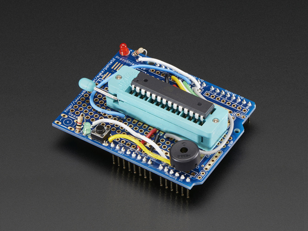 Standalone AVR ISP Programmer Shield Kit - includes blank chip! [ada-462]