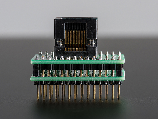 디바이스마트,커넥터/PCB > 핀헤더/IC 소켓 > 소켓어댑터 > TSSOP소켓,Adafruit,SMT Test Socket - TSSOP-28 Breakout [ada-1280],32mm x 37.85mm x 32mm / TSSOP/SSOP(4.4mm body, 최대 28 pin)와 호환 / Yamaichi 제품(Japan)