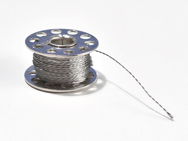 Stainless Thin Conductive Thread - 2 ply - 23 meter/76 ft [ada-640]