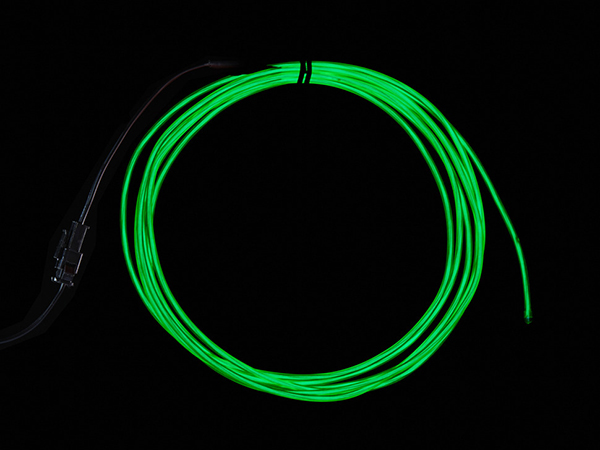 디바이스마트,LED/LCD > LED 관련 상품 > EL Wire/tape/sheet,Adafruit,EL wire starter pack - Green 2.5 meter [ada-584],2.5 M 고휘도 EL Wire !! / EL 인버터, 히트싱크, 구리테이프, 폼테이프 포함(배터리 별매) / Green