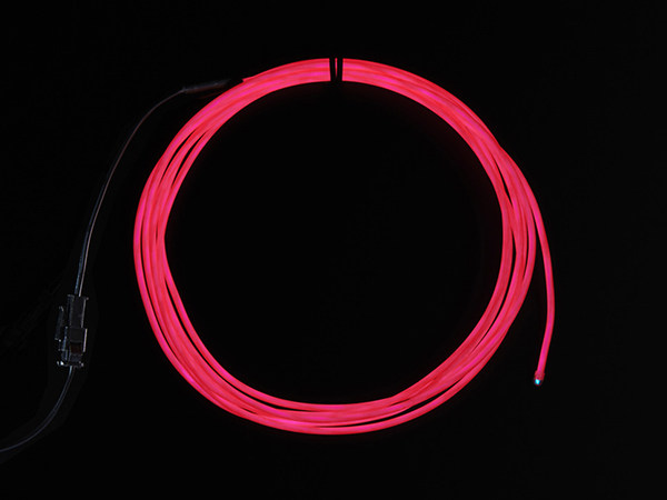 디바이스마트,LED/LCD > LED 관련 상품 > EL Wire/tape/sheet,Adafruit,EL wire starter pack - Pink 2.5 meter [ada-588],2.5 M 고휘도 EL Wire !! / EL 인버터, 히트싱크, 구리테이프, 폼테이프 포함(배터리 별매) / Pink