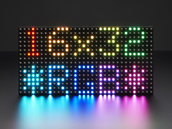 디바이스마트,LED/LCD > FND/도트매트릭스 > 도트매트릭스 > 기타,Adafruit,Medium 16x32 RGB LED matrix panel [ada-420],배열 : 16x32 / 사이즈 : 192x96x12mm / 전압 : 5V / 픽셀 : 512 / 색상 : RGB