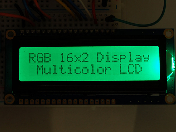 RGB backlight positive LCD 16x2 + extras - black on RGB [ada-398]