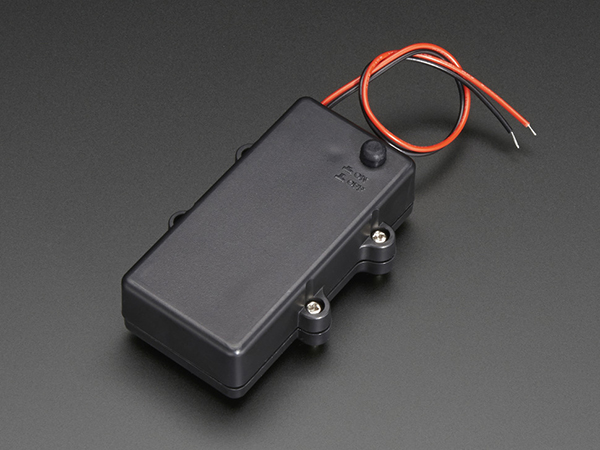 Waterproof 2xAA Battery Holder with On/Off Switch [ada-770]