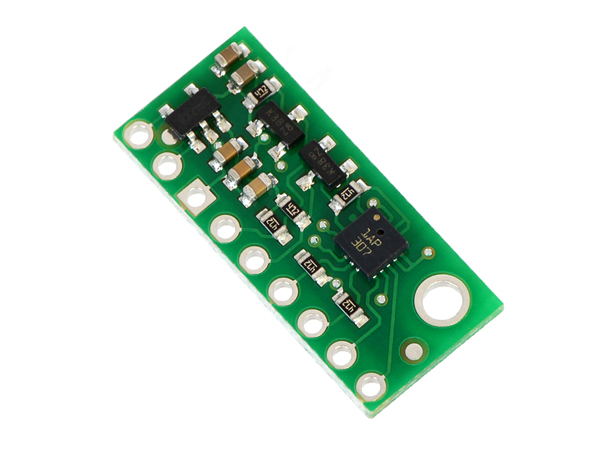 디바이스마트,MCU보드/전자키트 > 센서모듈 > 기압/무게/로드셀/Flex > 압력/무게/로드셀,Pololu,LPS331AP Pressure/Altitude Sensor Carrier with Voltage Regulator #2126,ST’s LPS331AP digital barometer 기반 / 260 mbar to 1260 mbar (26 kPa to 126 kPa) / 오차 ±2 mbar (0.2 kPa)