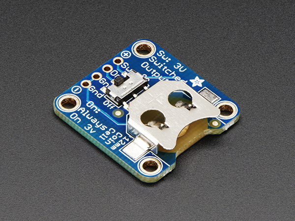 12mm Coin Cell Breakout w/ On-Off Switch [ada-1867]