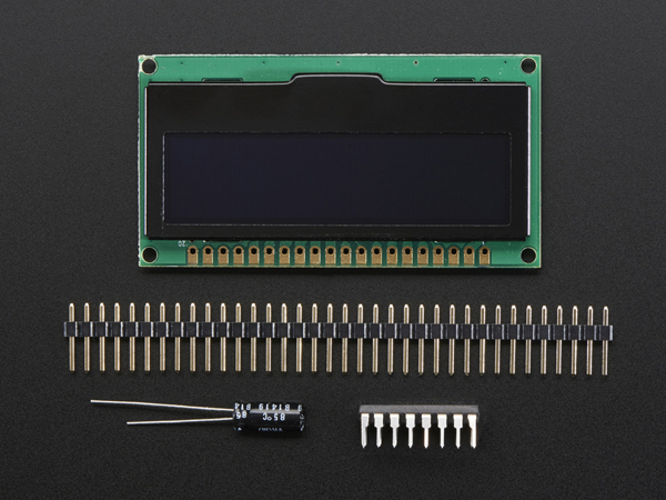 디바이스마트,MCU보드/전자키트 > 디스플레이 > LCD/OLED,Adafruit,Monochrome 2.3 inch 128x32 OLED Graphic Display Module Kit [ada-2675],고대비 2.3인치 128x32 blue OLED pixel 디스플레이 / 디스플레이 자체는 3.3V(전원 및 logic level)이나, 3V 또는 5V를 3.3V로 변환시켜주는 HC4050 레벨시프터(브레드보드용)와 220uF capacitor가 포함되어 있습니다. / 64mm x 28mm x 5mm