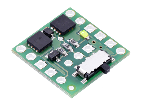 디바이스마트,MCU보드/전자키트 > 버튼/스위치/제어/RTC > 모터/모터컨트롤,Pololu,Mini MOSFET Slide Switch with Reverse Voltage Protection, SV #2811,4A at 4.5V ~ 40V / 역전압 방지