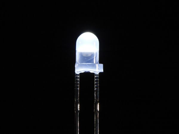 디바이스마트,LED/LCD > 일반 LED부품 > 멀티칼라 LED > 5색 이상,Adafruit,Diffused White 3mm LED (25 pack) [ada-778],사이즈 : 3mm / 전압 : 3.0~3.4V / 전류 : 20mA / 색상 : 화이트(White)