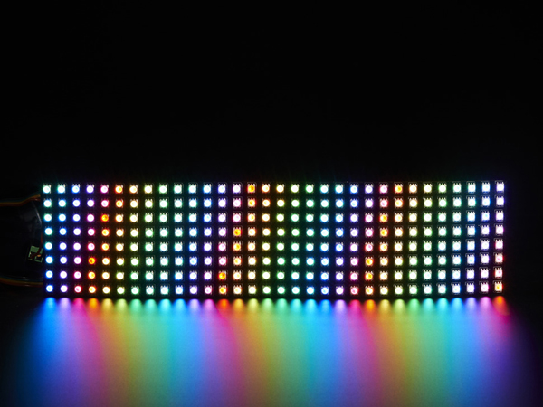 디바이스마트,LED/LCD > FND/도트매트릭스 > 도트매트릭스 > 기타,Adafruit,Flexible Adafruit DotStar Matrix 8x32 - 256 RGB LED Pixels [ada-2736],배열 : 8x32 / 전압 : 5V / 픽셀 : 256 / 색상 : RGB / 5V 4A, 5V 2A, 5V 10A 파워서플라이 사용가능합니다. 네오픽셀처럼 LED 안쪽에 임베디드 마이크로 컨트롤러가 내장되어있습니다.