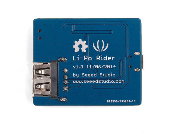 디바이스마트,전원/파워/배터리 > 배터리/배터리홀더 > 충전기 Charger > 리튬이온/리튬폴리머용 Li-ion/Li-Po,Seeed,Li-Po Rider v1.3 [106990022],Li-Po Rider v1.3 는 리포 배터리 충전 관리 및 표준 USB 출력 인터페이스와 MCU 프로젝트를 위해 설계된 전원 모듈/ 재고소진시 납기2주