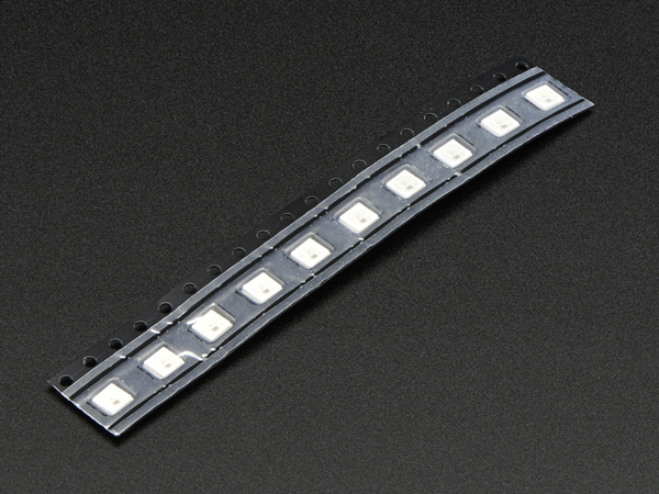 디바이스마트,LED/LCD > SMD LED(칩타입) > 3528 사이즈,Adafruit,NeoPixel Mini 3535 RGB LEDs w/ Integrated Driver Chip - White - Pack of 10  [ada-2659],3.5mm x 3.5mm x 0.95mm