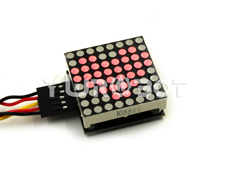 디바이스마트,오픈소스/코딩교육 > 아두이노 > LED/LCD모듈,YwRobot,8 X 8 LED 도트 매트릭스 모듈 [DIS040007],Color: Red  Voltage: 5V Chip: MAX7219 LED: 8 * 8 common cathode lattice, removable