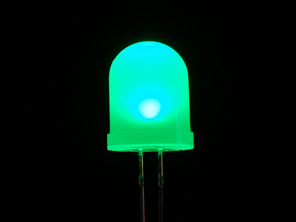 디바이스마트,LED/LCD > 일반 LED부품 > 원형라운드 LED > 10파이 이상,Adafruit,Diffused Green 10mm LED (25 pack) [ada-844],사이즈 : 10파이 , 10mm / 전압 : 3.2~3.6V / 전류 : 20mA / 전력 : 80mW / 색상 : 그린(Green)
