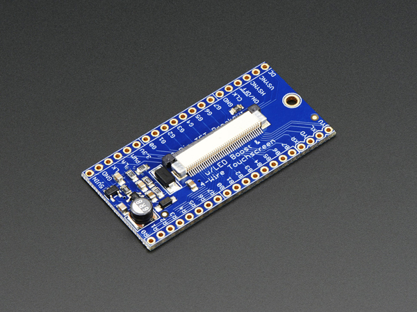 디바이스마트,MCU보드/전자키트 > 디스플레이 > LED,Adafruit,40-pin TFT Friend - FPC Breakout with LED Backlight Driver [ada-1932],40핀 dot-clock-type TFT 디스플레이를 위한 모듈로 40핀 Flex PCB케이블 커넥터와 전류 조절가능한 FAN5333 기반의 백라이트 드라이버를 장착한 제품으로 브레드보드에서 사용하기 편리하게 디자인되었습니다.