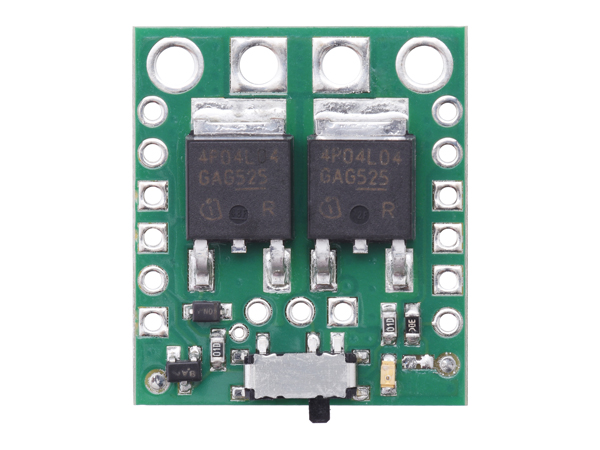 디바이스마트,MCU보드/전자키트 > 버튼/스위치/제어/RTC > 모터/모터컨트롤,Pololu,Big MOSFET Slide Switch with Reverse Voltage Protection, HP #2815,브레드보드 호환 가능한 모듈입니다. HP버전은 작동전압 4.5~40V / 16A 이며 reverse-voltage 보호 기능을 탑재하고 있습니다. 내장된 슬라이드 스위치가 high-side power MOSFET을 컨트롤 합니다.