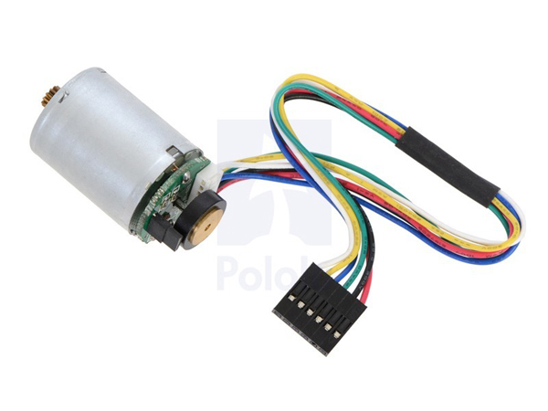 LP 12V Motor with 48 CPR Encoder for 25D mm Metal Gearmotors (No Gearbox)