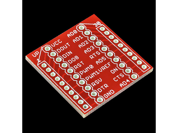 디바이스마트,MCU보드/전자키트 > 통신/네트워크 > 지그비,SparkFun,Breakout Board for XBee Module  [BOB-08276],20 Pin으로 구성된 Xbee breakout board 입니다.