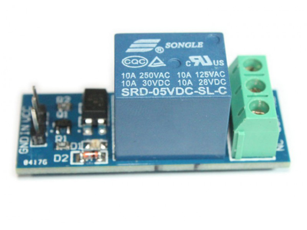 디바이스마트,MCU보드/전자키트 > 전원/신호/저장/응용 > 릴레이,ELECFREAKS,아두이노 1채널 릴레이 모듈 1 Channel 5V Relay Module Arduino Compatible BK008 [EF03052],고전압 전자기기(최대 250VAC, 110VDC)를 컨트롤 하기 위한 SRD relay 사용 릴레이 모듈