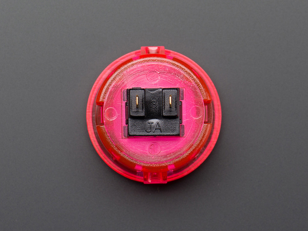 디바이스마트,스위치/부저/전기부품 > 스위치 > 푸쉬버튼 스위치 > 비조광형 스위치,Adafruit,Arcade Button - 30mm Translucent Pink [ada-472],직경 30mm 의 반투명한 아케이드 푸쉬버튼입니다.