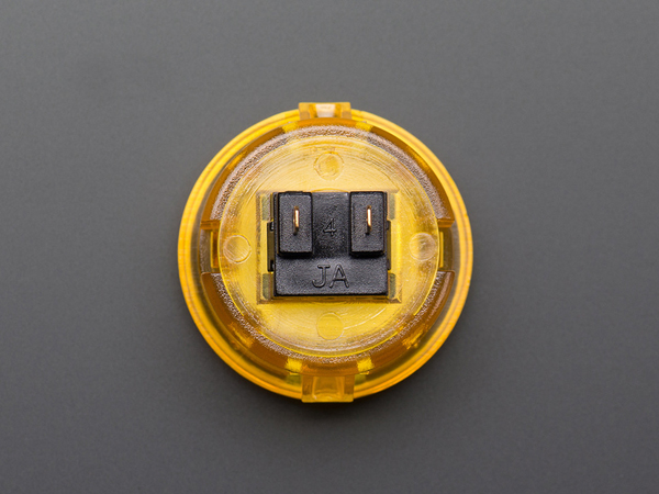 디바이스마트,스위치/부저/전기부품 > 스위치 > 푸쉬버튼 스위치 > 비조광형 스위치,Adafruit,Arcade Button - 30mm Translucent Yellow [ada-474],직경 30mm 의 반투명한 아케이드 푸쉬버튼입니다.
