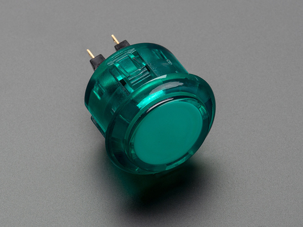 Arcade Button - 30mm Translucent Green [ada-475]