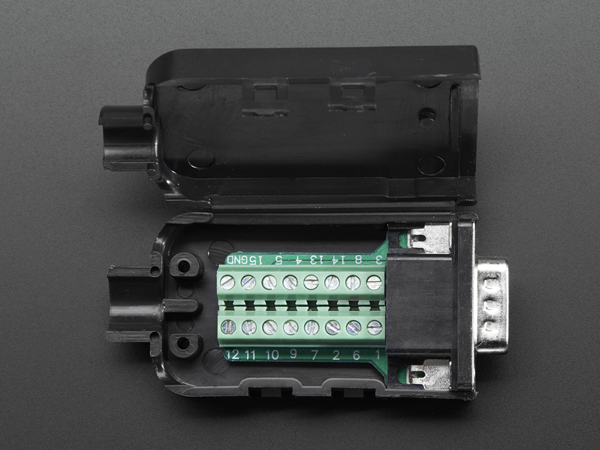 디바이스마트,커넥터/PCB > I/O 커넥터 > 젠더류 > 모니터(영상),Adafruit,DE-15 (DB-15) Male Plug to Terminal Block Breakout [ada-3125],터미널 블럭 보드에 연결이 가능한 DE-15 플러그입니다. 
