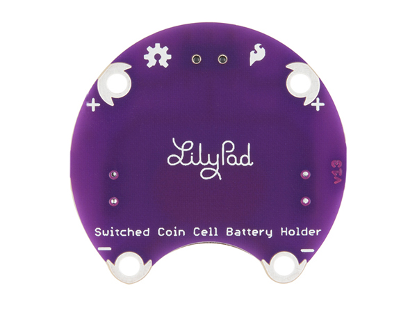 디바이스마트,MCU보드/전자키트 > 전원/신호/저장/응용 > 웨어러블 > 기타 부품,SparkFun,릴리패드 배터리 홀더 LilyPad Coin Cell Battery Holder - Switched - 20mm [DEV-13883],CR2032와 같은 20mm 사이즈의 코인전지 활용하기 위한 릴리패드 모듈