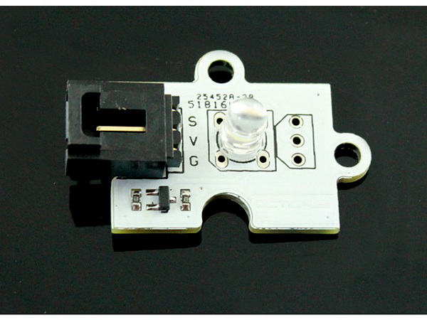 디바이스마트,오픈소스/코딩교육 > 아두이노 > LED/LCD모듈,ELECFREAKS,옥토퍼스 5파이 LED 모듈 빨강 Octopus 5mm LED Brick OBLED - Red [EF04063],광센서와 조합하여 사용하기에 좋은 5파이 LED 모듈 / Voltage : +3.3 ~ 5V / 19mm x 27mm