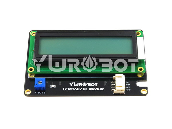 디바이스마트,LED/LCD > LCD 캐릭터/그래픽 > 캐릭터 LCD,YwRobot,IIC/I2C LCM1602 LCD 모듈 [DIS070011],사이즈 : 84*56*15mm, 공급전압 : 5V,  White screen on black