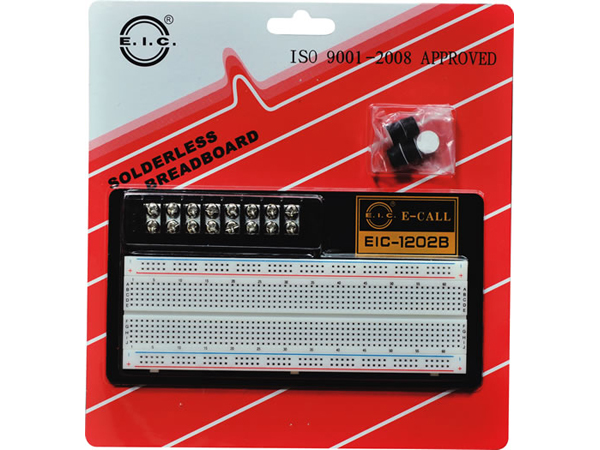 디바이스마트,커넥터/PCB > PCB기판/관련상품 > 브레드보드,E-CALL,브레드보드 EIC-1202B,plate : 183mm x 95mm x 0.8mm / Board : 165.1mm x 54.6mm x 8.5mm