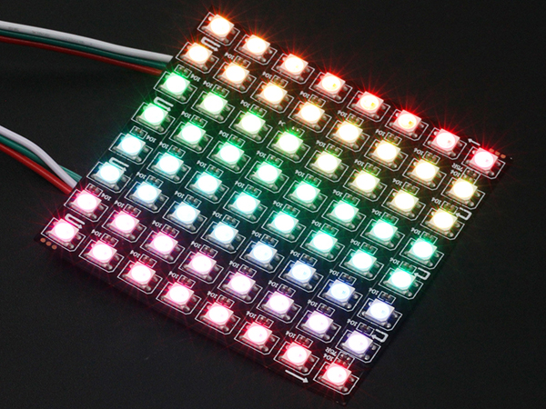 디바이스마트,MCU보드/전자키트 > 디스플레이 > LED,ELECFREAKS,Flexible 64 RGB 8*8 Rainbow LED Matrix [EF10090],AVR, Micro : bit,  Arduino, PIC, mbed 등의 마이크로컨트롤러로 제어할 수 있는 플렉서블 64 RGB 8X8 레인보우 LED 매트릭스