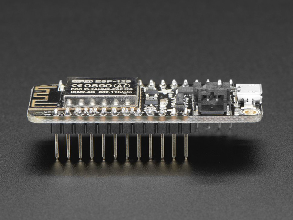 디바이스마트,MCU보드/전자키트 > 통신/네트워크 > 와이파이,Adafruit,Assembled Adafruit Feather HUZZAH with ESP8266 WiFi With Headers [ada-3046],Adafruit Feather HUZZAH ESP8266 / USB 및 배터리 충전 기능 내장 /  ESP8266 WiFi 마이크로 컨트롤러 / 3.3V regulator with 500mA peak current output