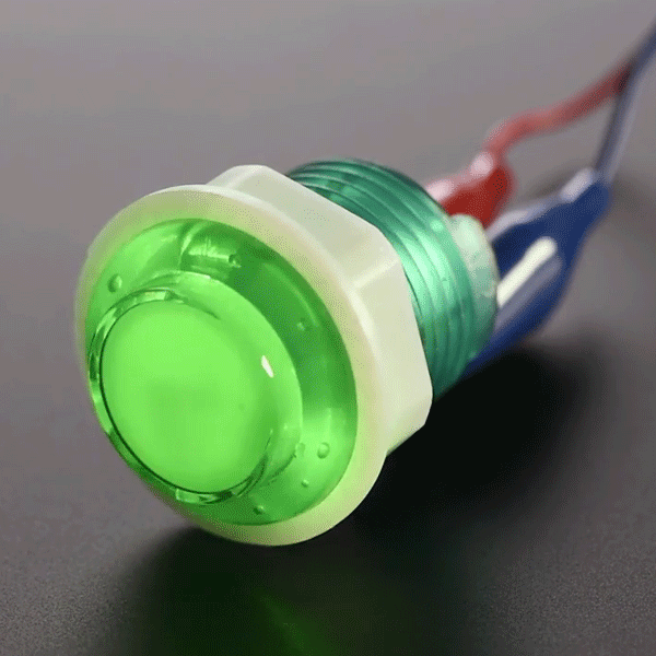 Mini LED Arcade Button - 24mm Green [ada-3433]