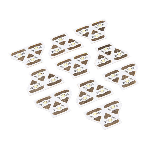 스파크펀 LED 회로 스티커 화이트 30개 세트 Chibitronics White LED MegaPack (30 Stickers) [DEV-14595]