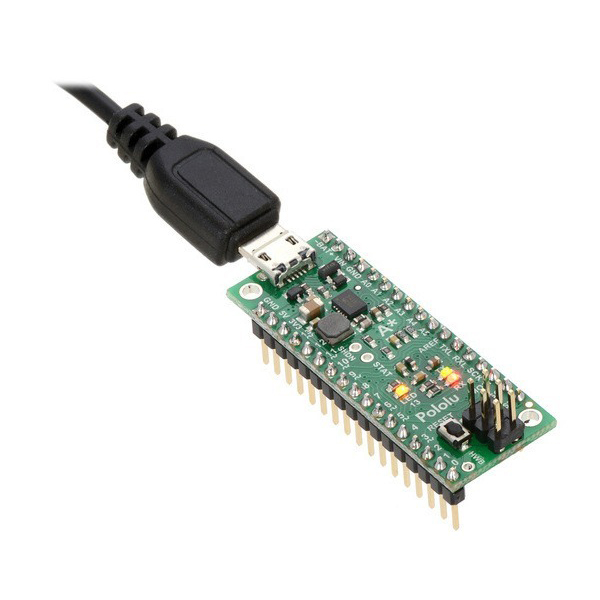 디바이스마트,오픈소스/코딩교육 > 아두이노 > 호환보드,Pololu,A-Star 32U4 Mini SV #3145,Arduino 호환 부트로더 / 32KB의 플래시 프로그램 메모리, 2.5KB의 RAM 및 내장 된 USB 기능을 갖춘 Microchip (이전 Atmel)의 ATmega32U4 AVR 마이크로 컨트롤러를 기반으로하는 범용 프로그래밍 모듈