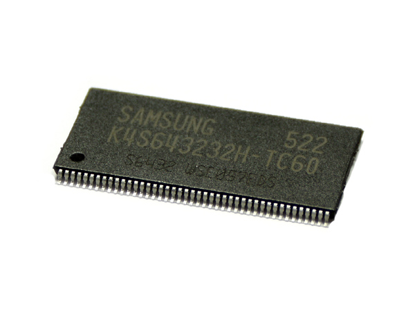디바이스마트,반도체/전자부품 > 메모리 IC > RAM,SAMSUNG,K4S643232H-UC60,512x32x4bit, SDRAM