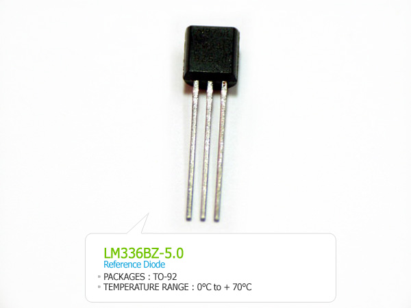 디바이스마트,반도체/전자부품 > 파워관리 IC(PMIC) > 전압 조정기(Voltage Regulators) > 전압 레퍼런스 IC,NS,LM336BZ - 5.0,Voltage Reference (5V)