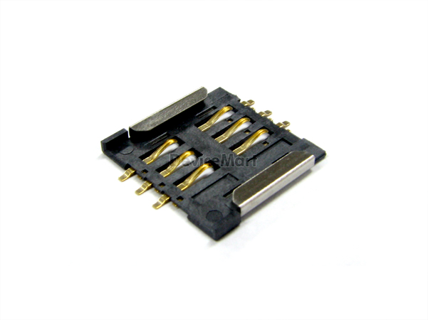 디바이스마트,커넥터/PCB > 핀헤더/IC 소켓 > 메모리 소켓 > 메모리카드용 소켓,NTOM,SIM CARD 소켓 (NTOM30032),SIM 소켓 / 2.54mm pitch / 6Pin / 높이 1.69mm