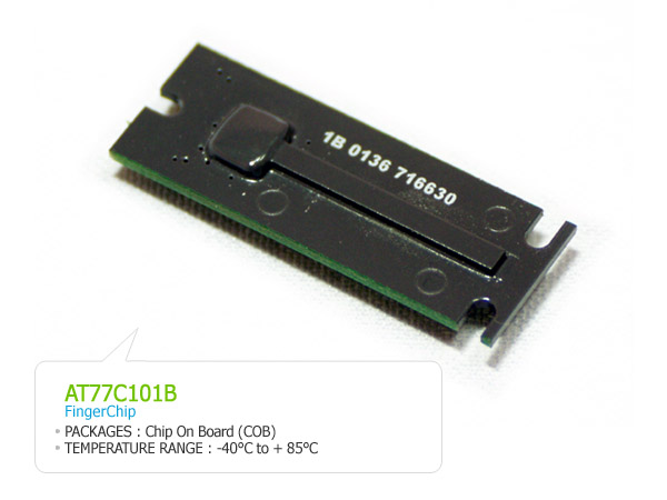디바이스마트,센서 > 근접/거리/충격/진동센서 > 터치센서,ATMEL,AT77C101B (Finger Chip),ATMEL사의 SMD 타입의 지문인식 칩입니다. FFC케이블은 포함되어 있지 않습니다.