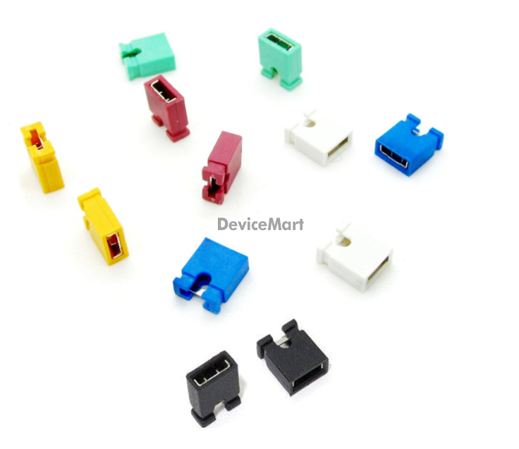 디바이스마트,커넥터/PCB > 핀헤더/IC 소켓 > 점퍼/션트 소켓 > 2.54mm pitch,Any Vendor,컬러 미니 점퍼핀 [2.54mm],테스트 점퍼 소켓 / 2.54mm pitch / Open 타입 / 옵션색상 : 빨강,노랑,초록,파랑,흰색,검정색