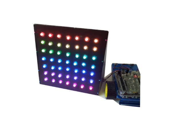 디바이스마트,MCU보드/전자키트 > 디스플레이 > LED,(주)헬로앱스,아두이노 LED 예술 키트 (SPL-Duino All-In-One 보드 호환),SPL-Duino All-In-One 보드에 바로 연결 가능한 25개 셀 구성의 LED 체인