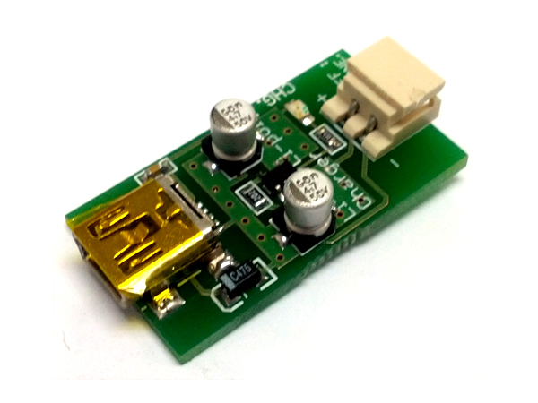 디바이스마트,MCU보드/전자키트 > 전원/신호/저장/응용 > 무선충전/배터리/전원,그란테크,USB to LiPol Recharger,USB전원을 이용하여 Li-Ion, Li-Pol 배터리를 충전할 수 있는 모듈 Auto-cut 지원 (1Cell 전용)