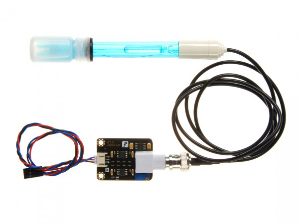 디바이스마트,MCU보드/전자키트 > 센서모듈 > 수위/빗물/PH/바람 > 수위/빗물/PH/탁도,DFROBOT,아두이노 아날로그 pH 센서 / Meter Kit For Arduino[SEN0161],모듈전원:5V,  43mmx32mm ,0-14PH 측정 범위/ Gravity: Analog pH Sensor / Meter Kit For Arduino