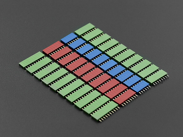 디바이스마트,커넥터/PCB > 핀헤더/IC 소켓 > 핀헤더소켓 > 2.54mm pitch,DFROBOT,Color RGB Header (40pcs) [FIT0342],핀헤더 소켓 세트 / 스트레이트 타입 / DIP 타입 / 2.54mm pitch / 1열 / 6pin(Blue) x10, 8pin(Red) x10, 8pin(Green) x10, 10pin(Green) x10 총 4종류 1세트