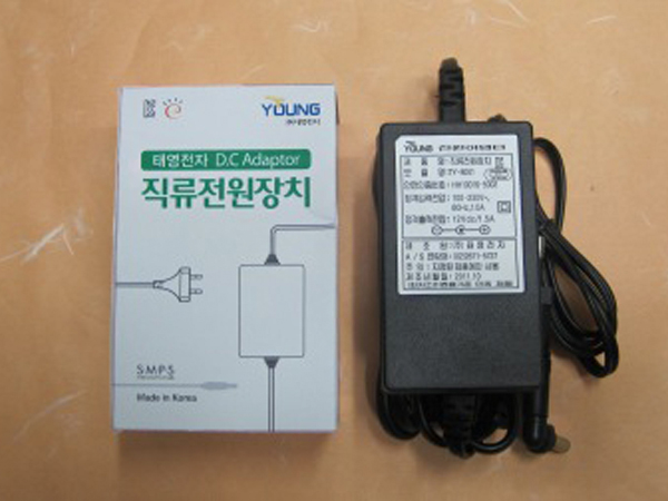 디바이스마트,케이블/전선 > PC/네트워크/통신 케이블 > 전원/파워 케이블,태영전자,양쪽 케이블형 아답터 TY-036A (9V 1.5A),입력전압   : AC 100V~245V 출력전압   : DC 9V - 1.5A (1500mA)   제품크기   : W 49 / D 84 / H 32  m/m , DC JACK 종류는 총 5가지로 다양하게 사용이 가능