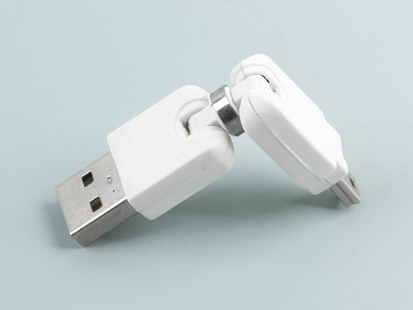 디바이스마트,커넥터/PCB > I/O 커넥터 > 젠더류 > USB2.0,Coms,USB 젠더- Mini 5P(M)/A(M) [G3400],USB 변환 젠더 / Mini USB B 타입 MALE - USB A 타입 MALE / 회전형